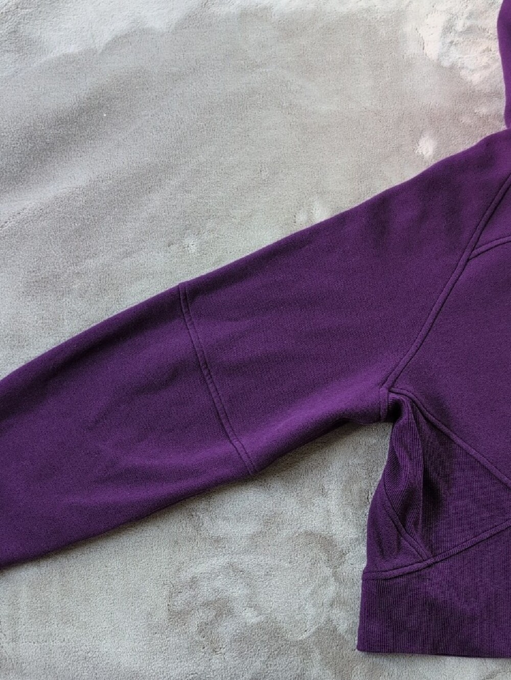 Lululemon Scuba Oversized Full-Zip Hoodie Dramatic Magenta Dark Purple Size M/L - Picture 16 of 16